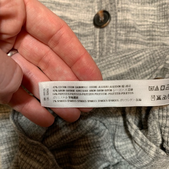 Free people gray up all night Henley bodysuit - Picture 6 of 7